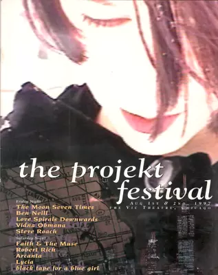 The Projekt Festival Chicago 1997 Collectors Guidebook - Faith And The Muse +CD • $5