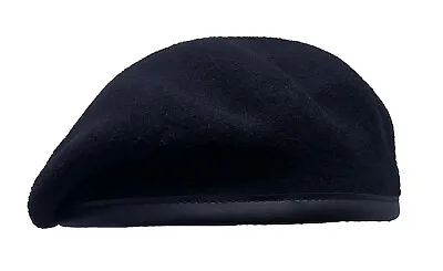 Laulhère Military (Commando) Small Crown Beret (Navy Blue) - Merino Wool • $37.28