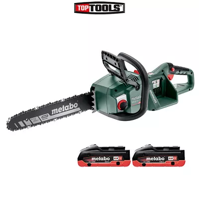 Metabo MS 36-18 LTX BL 40 36V Brushless 40cm Chainsaw With 2 X 4.0Ah Batteries • £377.33