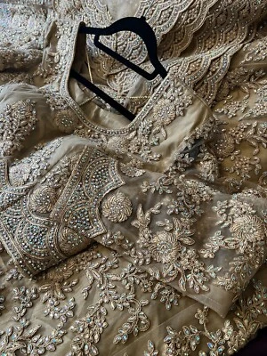 £365 • Buy New Boutique Designer Indian Wedding Lehenga Embellished Heavy Work - RRP £420