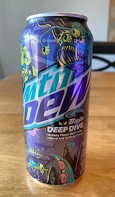 Mtn Dew Baja DEEP DIVE Limited Edition 16 Oz Soda Can EMPTY • $9.99