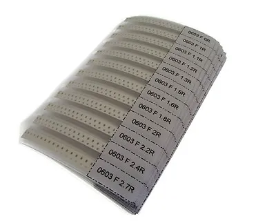 0603 SMD Resistor Kit 170 Value Total 4250 Pieces Surface Mount • $23.95