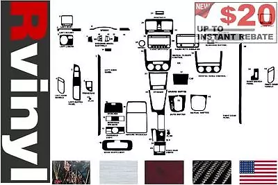 Rdash Dash Kit For Volkswagen Jetta GTi Rabbit 06-2010 Auto Interior Decal Trim • $99.99
