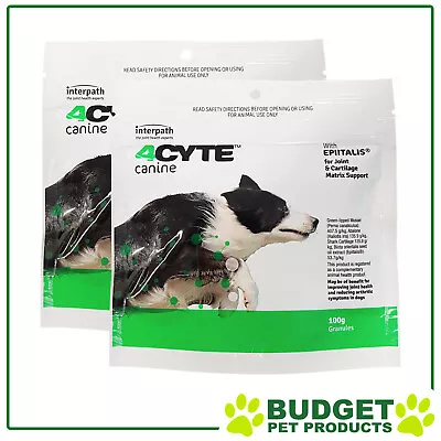 4CYTE Canine Joint Support For Dogs 2 X 100gm   • $145