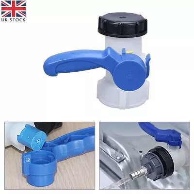 IBC Tote Tank Butterfly Valve Taps Water Adapters IBC Tank Water Container • £13.99