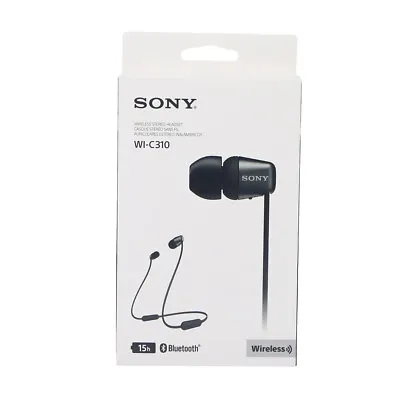 Sony WI-C310 Wireless In-Ear Earphones (Black) • $24.98