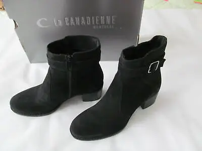 NWB La Canadienne Brixton Suede Leather Booties Size 7.5 $290 • $129.99
