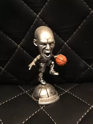 1998 NBA Michael Jordan Air Maximum Silver Edition 4  Inch Plastic Statue Figure • $15.99