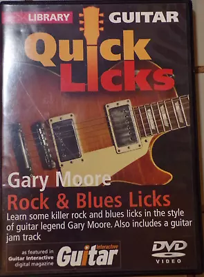 Lick Library - Quick Licks - Gary Moore - Rock & Blues Licks - Jamie Humphries • $14.95