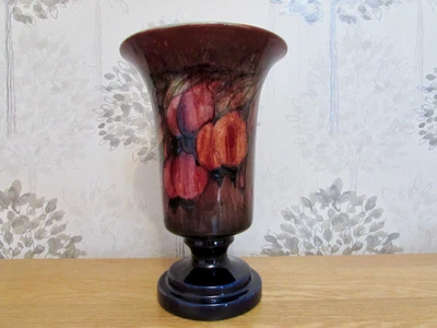 £325 • Buy William Moorcroft, Lamp Base, Flambe Wisteria Design, Circa 1928.