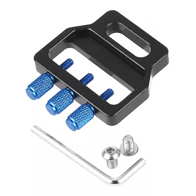 Black Cable Clamp For Camera Cage Quick Release Plate  Cable Clip Mount Adapter • £10.42