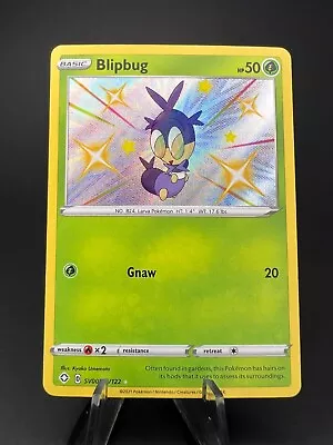 $3.48 • Buy Blipbug SV007/SV122 Shiny Holo Rare Pokemon Card Shining Fates NM (F395)