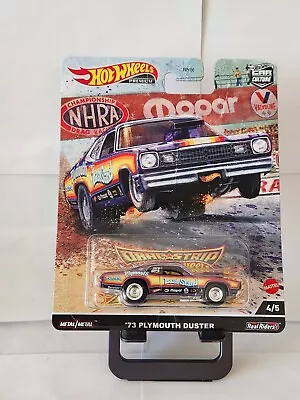 Hot Wheels Car Culture '73 Plymouth Duster #4/5 Real Riders N21 • $8.09