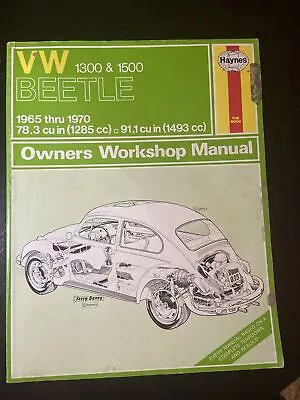 Haynes VW 1300-1500 65-70 Manual • $25