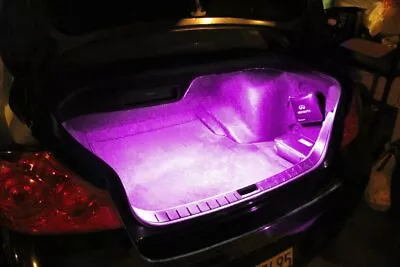 Bright Purple 2x Boot Trunk LED Light Kit Holden VE Commodore Interior For Wagon • $14.95