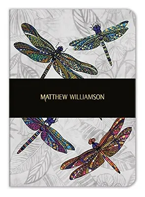 Matthew Williamson Dragonfly Dance Luxury A5 Notebook  | 160 Lined Pages | NEW • £9.95