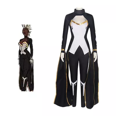 Marvel Cosplay X-Men Costume Storm Ororo Munroe Woman Pants Top Halloween Suit • $39.05
