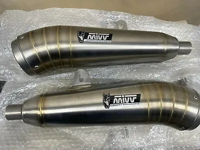 Mivv Exhaust Slip On Ghibli For Triumph Speed Triple 1050 2007-2010 • $620