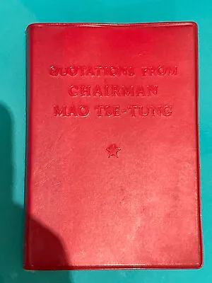 Quotations From Chairman Mao Tse -Tung 1st Edition 1966 Peking Press • £40