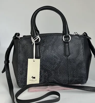 Radley Hampstead Small Ziptop Multiway Crossbody Grab Leather Bag  New With Tag • £78
