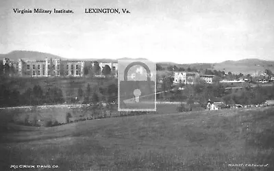 Birds Eye View Virginia Military Institute VMI Lexington VA 11x17 CANVAS POSTER • $14.99