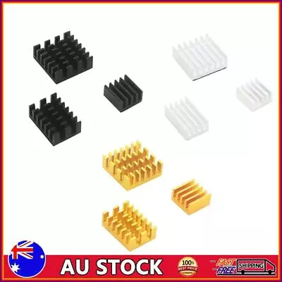 3pcs Set Aluminum Heatsink For Raspberry Pi 4B Cooler Heat Sink Cooling Radiator • $7.09