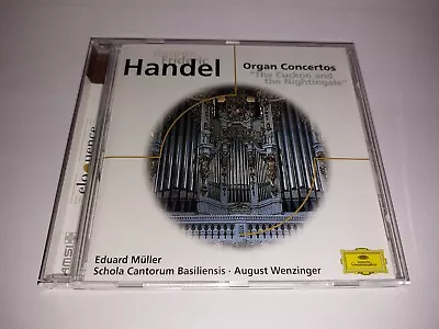 Handel * Organ Concertos * Muller / Wenzinger Cd Album Excellent Deutsche Gramm • £4.99