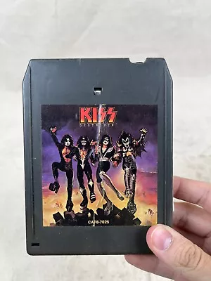 Vintage Kiss 'Destroyer' Classic Rock Album 8-Track Cartridge Untested • $4.95