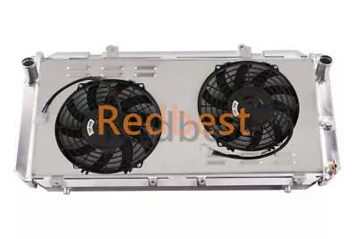 Aluminum Radiator+Shroud+Fan For Toyota MR2 Turbo Coupe L4 2.0 GAS 1991-95 93 94 • $125.89