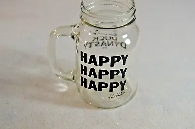 Duck Dynasty Mason Jar Glass Clear Glass Cup With Handle • $6.98