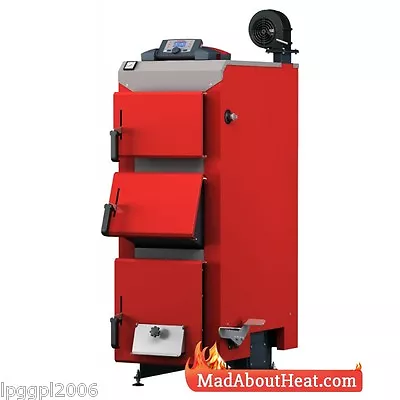 DWBi 40kw Air Assisted Multi Fuel Boiler Burns Logs Waste Cardboard Peat • £3825