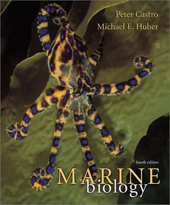 Marine Biology Hardcover Peter Huber Michael E. Castro • $13.59