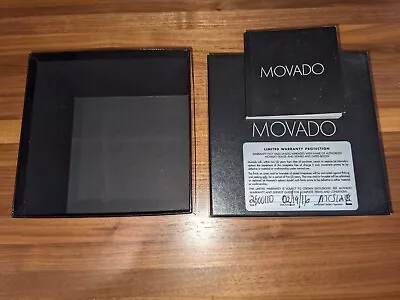 Movado Watch Box With Warranty Card And Booklet • $9.99