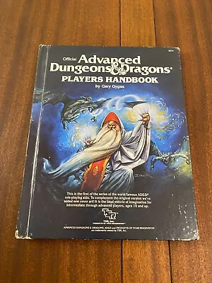 Advanced Dungeons And Dragons Players Handbook Gary Gygax 6th Printing Nice 1980 • $44.99