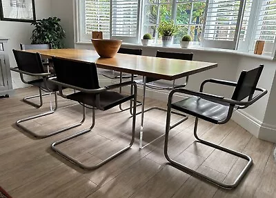 Vintage Habitat Hamilton Bauhaus ~ Cantilever Chairs X 6 ~ Marcel Breuer Inspo! • £399.99