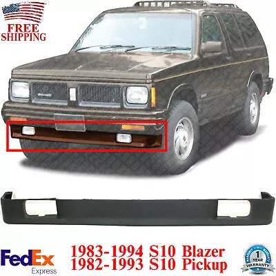 Front Lower Valance Primed W/ Fog Light Holes For 1983-1994 Chevrolet S10 Blazer • $50.96