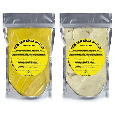 Raw African Shea Butter - 100% Pure Unrefined Natural Organic From Ghana Bulk • $7.95