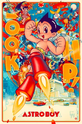 Martin Ansin Astro Boy Poster AP Regular Edition Numbered /275 ✅ Fast Ship • £159