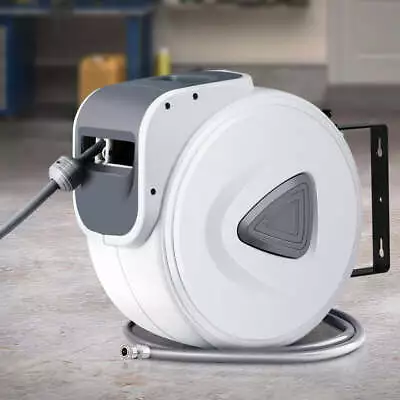 Giantz Air Hose Reel 10m Retractable Rewind Swivel Wall Mount Compressor Garage • $53.03