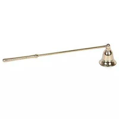 £9.99 • Buy Candle Snuffer Extinguisher Brass Plate Wooden Polish Handle With Easy Grip 