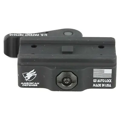 American Defense Mfg. MountFits Aimpoint Micro T-1 Quick Release Low Black New • $124.99