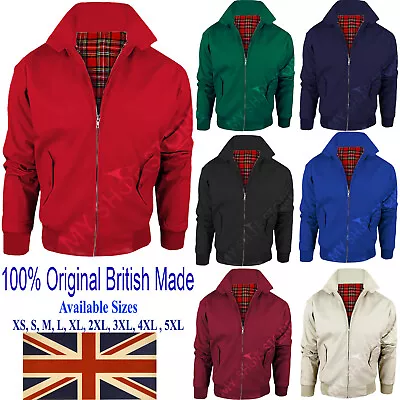 £9.95 • Buy Vintage Harrington Jacket Mens Classic Retro Scooter 1970's Bomber Mod Coat Top