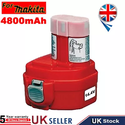 £15.49 • Buy *Replacement Battery* For Makita PA14 14.4V NiMH 4.8Ah 1420 1422 1433 1435F UK