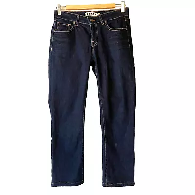 J Brand 28 Scarlett Bootcut Crop Jeans 7018 Boot Ankle Denim Dark Wash Sz M / 8 • $25