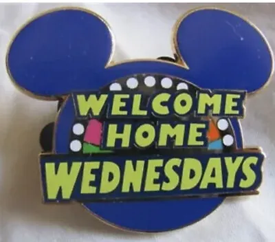 Welcome Home Wednesday Blue Mickey Icon Disney Vacation Club WDW 2010 Disney Pin • $5.99