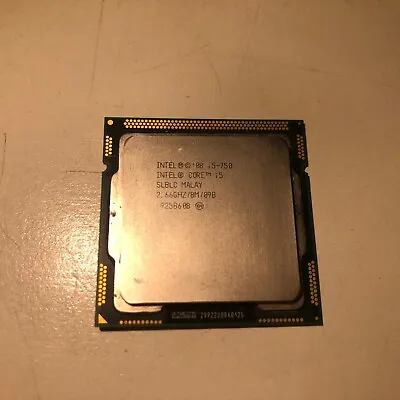 Intel Core I5-750 Processor CPU 8M Cache 2.66 GHz (3.20 GHz Turbo) For LGA1156 • $15