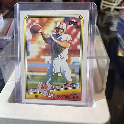 1988 Topps Vinny Testaverde Tampa Bay Buccaneers RC #352 • $0.99