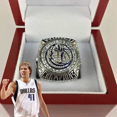 Dirk Nowitzki Dallas Mavericks Championship Ring With Box • $28.96