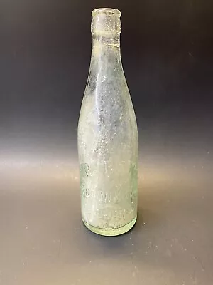 Vintage RARE Early 1900s Pabst Brewing Co Beer Clear Blue Glass Bottle • $59.99