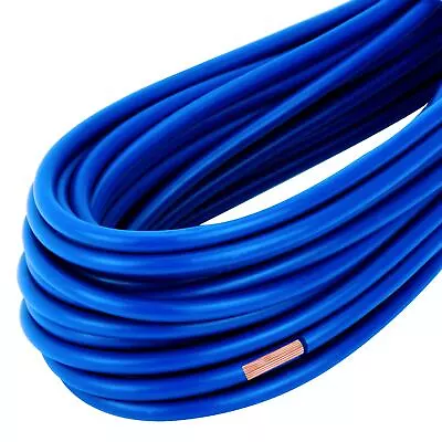 25 Feet 18GA Gauge AWG Primary Wire Turn On Cable Hook Up Remote Blue OFC Copper • $6.99